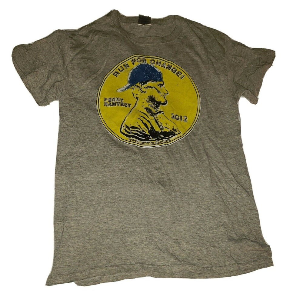 Run For Change! 2012 Fundraiser T Shirt Size Small‎ pre shrunk